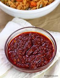 Schezwan Sauce Recipe With Step By Step Photos For Schezwan Rice And Noodles