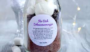 Es gibt so wenig schöne, kostenlose etiketten im netz, wie ich finde. Snowman Soup Mit Etikettvorlage