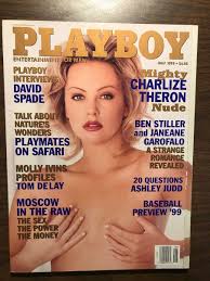 PLAYBOY MAGAZINES MAY 1999 Charlize Theron Nude