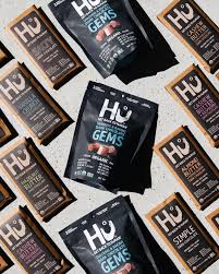 Hu kitchen offers vegan and paleo dark chocolate bars made with 70% organic stone ground cacao in an assortment of decandent flavors. 5amrxd9eya1wnm