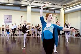 Ashley Canterna Hardy Guest Teaching Upper Level Students At The Rock School For Dance Education Guest Teacher Ballet Teacher Teacher