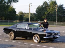 Image result for Black 1968 Barracuda