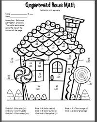 Then you can click on any one of the images to print the pdf. Winter Math Facts Color Sheet 2 Digit Subtraction With Regrouping