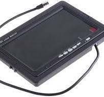 BW 7 inch High Resolution 800 * 480 TFT Color LCD Car Rear View Camera  Monitor Support Rotating The Screen and 2 AV Inputs