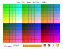 Genuine Html Hexadecimal Color Chart Chord Chart True Colors