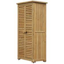 Scopri la collezione di armadi da esterno disponibili su bricobravo e rendi unico il tuo giardino, balcone o altro ambiente esterno. Outsunny Armadio Porta Attrezzi Da Giardino Impermeabile 3 Ripiani Legno 87x46 5x160cm Leroy Merlin