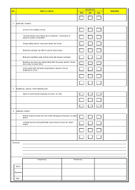 Contoh cek list pekerjaan cleaning service, checklist kebersihan via www.scribd.com. Contoh Cek List Kebersihan Surat Aa