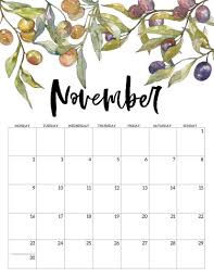Free Printable November 2020 Calendars For Usa Updated Onedesblog In 2020 Free Printable Calendar Monthly Calendar Printable Print Calendar
