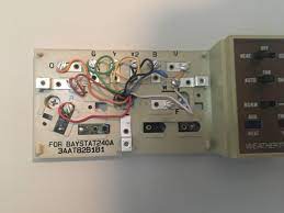 If you do not know the terminal that each wire connects to, it may be necessary to go to the hvac system and look at the designations on the control board. Installing Nest 3rd Generation Thermostat From Old Trane Weathertron Thermostat Mercury One Home Improvement Stack Exchange