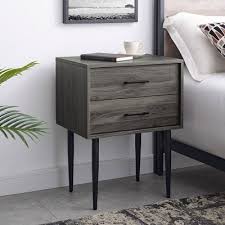 Modern rustic diy nightstand with drawer | diy end table. Nightstands Bedside Tables Target