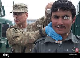 Army Reserve Staff Sgt. Tim Ockler, a physical education teacher with the  Bandon, Oregon School District and a supply specialist with Bravo Company,  3-413th, 2nd Brigade, 95th Training Division (Initial EntryTraining),  navigates