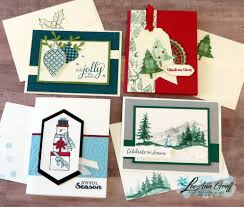 Handcraft these beautiful christmas cards for your loved ones by using some felt, coloured card and a little imagination to make christmas cards you will need: Christmas Cards Classes With A Kit To Go Or Tutorial Options Flowerbug S Inkspot