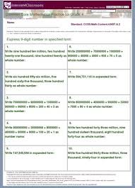This collection of free number worksheets focuses on the numbers 1 through 10. Description Download Worksheet 18731 Ccss Math Content 4 Nbt A 2