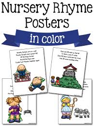 Nursery Rhyme Printables Prekinders