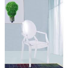 Amazon Com Designer Modern Louis Ghost Arm Chair Transparent Acrylic Chair Dining Chairs Dining Room Arm Chairs Adjustable Chairs Chair