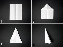Next, fold the top corners on both the right and left sides to line them up. How To Make A Paper Airplane Hgtv