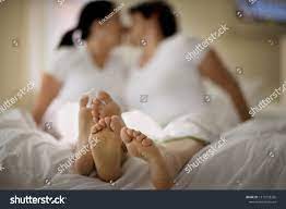 Bare Feet Lesbian Couple Touching While Stock Photo 1310333326 |  Shutterstock