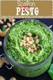 Vegan Pesto With Scallions Recipe Vegan Pesto Scallions Recipes Vegan Pesto Recipe