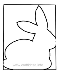 These easter bunny templates will help you get started on your easter decorations for craft projects this year. Free Easter Bunny Craft Printable For A Paper Easter Bunny Garland