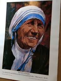 🗓 St. Mother Teresa print, 18x24 by artist Steve Voita