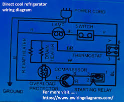 It shows the components of the circuit as simplified shapes, and the power and signal connections between the devices. Direct Cool Refrigerator Wiring Diagram Electrical Wiring Diagrams Platform