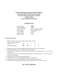 Check spelling or type a new query. Soal Us Kkpi Utama 2011