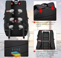 Laptoprugzak 17,3'' Zakelijke rugzak Schoolrugzak Grote waterdichte tassen  Reisrugzak Dagrugzak met USB- en RFID-zakken voor heren/college/heren/dames  ...