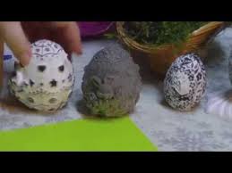 Diy Beton Giessen Facher Ei Osterei Aus Beton Youtube Mit Bildern Basteln Diy Und Selbermachen
