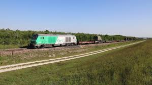 Passage à Vatry d'un train militaire pour le camp de Mailly