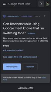 Muting a student in google meet is not permanent in a session Google Meet Can Teachers Tell When Students Switch Tabs In Meetings