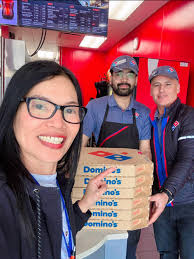 Big love to @Dominos Hamptons for the ??% discount! You made our day extra  cheesy (in the best way)! Domino's Pizza