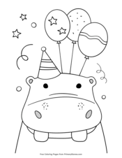 Make your world more colorful with printable coloring pages from crayola. Happy Birthday Coloring Pages Free Printable Pdf From Primarygames