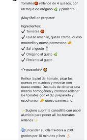 Pin De Carolina Avendano En Freidora De Aire Tomates Rellenos Queso Amarillo Ingredientes