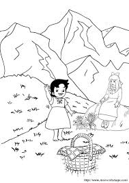 Ausmalbilder Heidi Bild Hedi Und Clara In Den Almen
