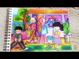 Kita selalu berharap agar allah senantiasa memberikan nikmatnya kepada 5.1 menentukan tema, topik & tujuan pembuatan. 8 Ide Gambar Bercerita Gambar Lukisan Cara Menggambar