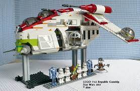 7163 Lego Star Wars Republic Gunship Complete W Instructions Box Lego Star Wars Lego Star Wars Sets Lego