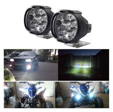 Car Motorcycle Waterproof Led External Lights Fog Light Headlight Lamp External Lighting Waterproof Led Motorcycle Led Lighting