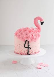 Flamingo Torte Mit Erdbeeren Zum Geburtstag Flamingo Kuchen Flamingo Torten Geburtstag Kuchen