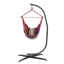 belleze cotton chair hammock with stand reviews wayfair indoor hammock chair hammock chair stand hanging chair outdoor