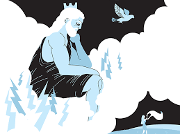 Michael Weinstein Nba Logo Redesigns Greek Mythology Illustration Greek Art