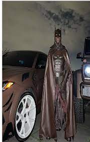Travis scott batman transparent png template | travis scott. Fans Chase Travis Scott Off Instagram Over His Brown Batman Halloween Costume