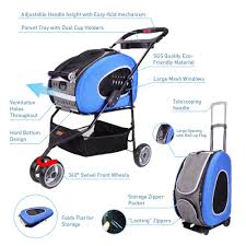 Ibiyaya Multifunction Pet Carrier Backpack Carseat Pet Carrier Stroller Carriers With Wheels For Dogs An Pet Backpack Carrier Pet Carriers Dog Stroller