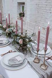 Table setting, valentine's day february 10, 2021. Soft Pink Grey Wedding Inspiration Shoot From One Stylish Day Wedding Table Pink Pink And Gold Wedding Pink Grey Wedding