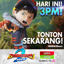 Kali ini boboiboy menentang satu kuasa kuno digelar retak`ka yang mahu merampas elemen kuasa boboiboy. Boboiboy Jangan Lupa Untuk Tonton Boboiboy Movie 2 Di Facebook