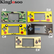1185 gameboy micro faceplate 3d models. Top Quality Front Shell Cover Faceplate Case For Gbm Gameboy Micro System Replacement Parts Accessories Aliexpress