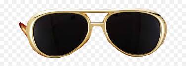 It is a very clean transparent background image and its resolution is 1800x1200 , please mark the image source when quoting it. Gold Elvis Glasses Everyday Carry Png Aviator Glasses Png Free Transparent Png Images Pngaaa Com