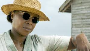 The sunglasses of Florence Jackson (Mary J. Blige) in Mudbound