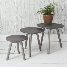 Functional and super stylish to enhance a compact space, our nest of tables is a perfect choice. Burton Ash Grey Nest Of Tables