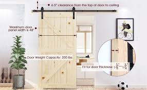 Maybe you would like to learn more about one of these? Amazon Com U Max 8 Ft Heavy Duty Sturdy Sliding Barn Door Hardware Kit J Shape Hangers Super Smoothly And Quietly Simple And Easy To Install Fit 42 48 Wide Door Panel Home Improvement