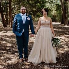 Champagne Sweetheart Lace Tulle Wedding Dress Bridal Gown Custom Size 4 6 8 10 Sweetheart Bridal Gown Wedding Dresses Sweetheart Wedding Dress